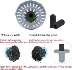 Dog Water Bottle with Filter BPA Free, Leak Proof Dog Drinking Bowl, Food Grade Material, Lightweight Portable Pet Water Bottle for Walking, Hiking, Travel