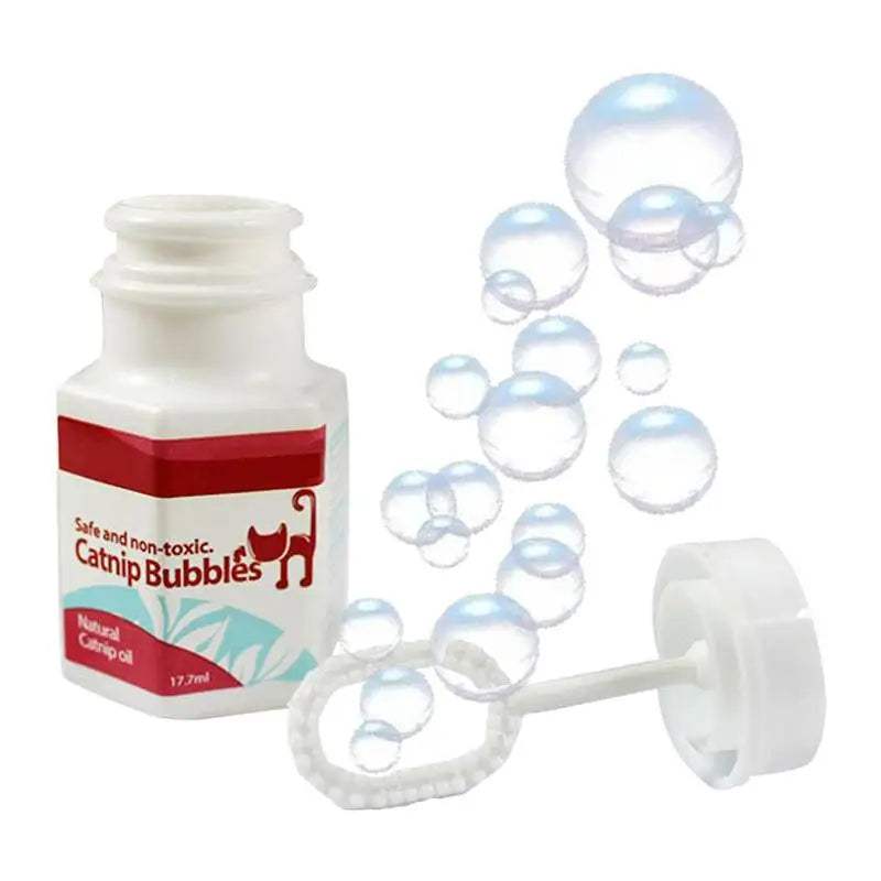 New Catnip Bubbles Cat Catnip Essential Oil Spray Interactive Toys Harmless Funny Bubbles Pet Toys 177ML Dropshipping Classical