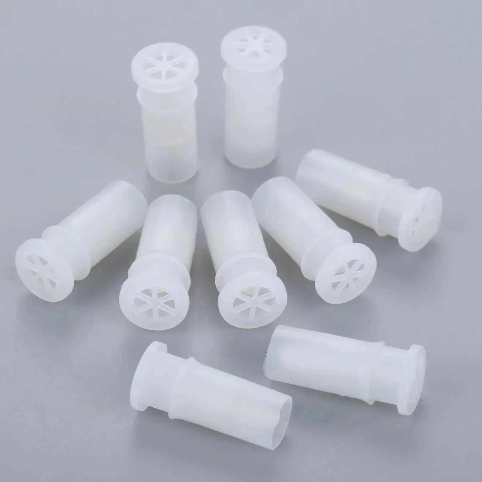 100Pcs Plastic White Toy Dog Cat Squeakers Shoes Repair Fix Pet Baby Toy Noise Maker Insert Replacement 15*6.5Mm/18.5*9Mm