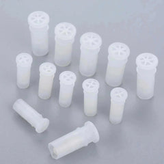 100Pcs Plastic White Toy Dog Cat Squeakers Shoes Repair Fix Pet Baby Toy Noise Maker Insert Replacement 15*6.5Mm/18.5*9Mm