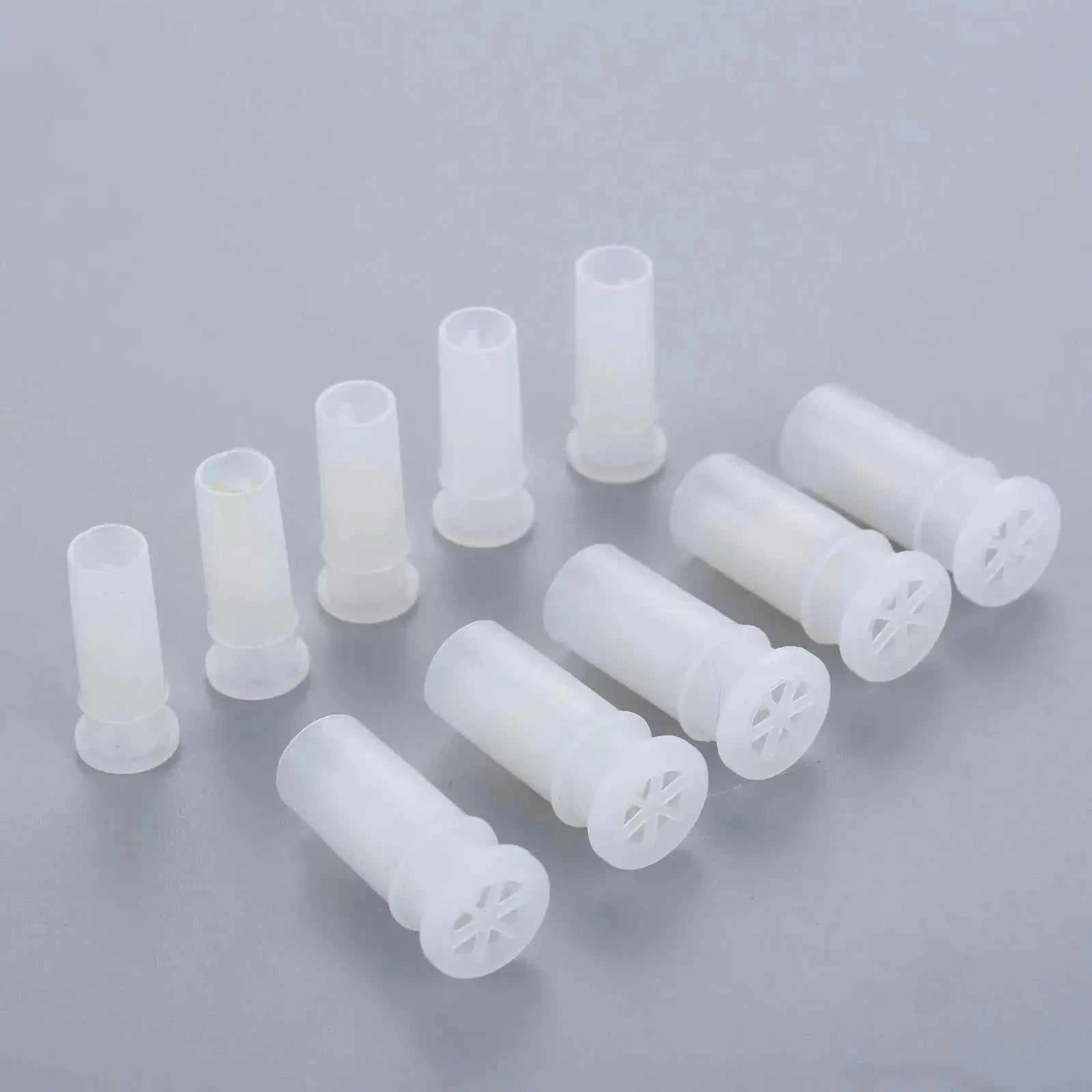 100Pcs Plastic White Toy Dog Cat Squeakers Shoes Repair Fix Pet Baby Toy Noise Maker Insert Replacement 15*6.5Mm/18.5*9Mm