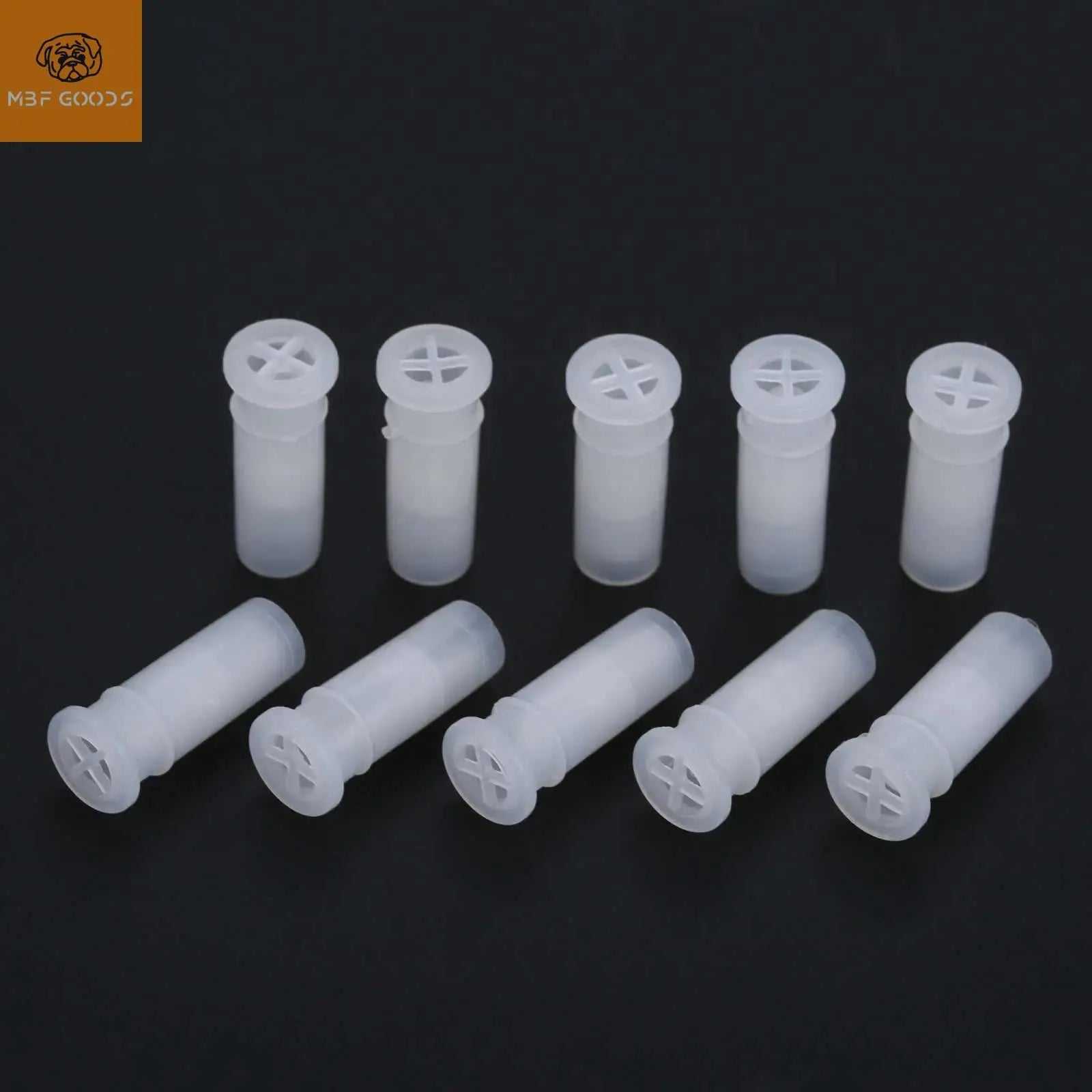 100Pcs Plastic White Toy Dog Cat Squeakers Shoes Repair Fix Pet Baby Toy Noise Maker Insert Replacement 15*6.5Mm/18.5*9Mm