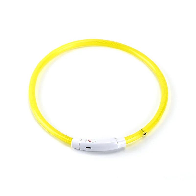 Dog Light Collar Detachable Glowing Anti-Lost Collar LED for Pet Dogs