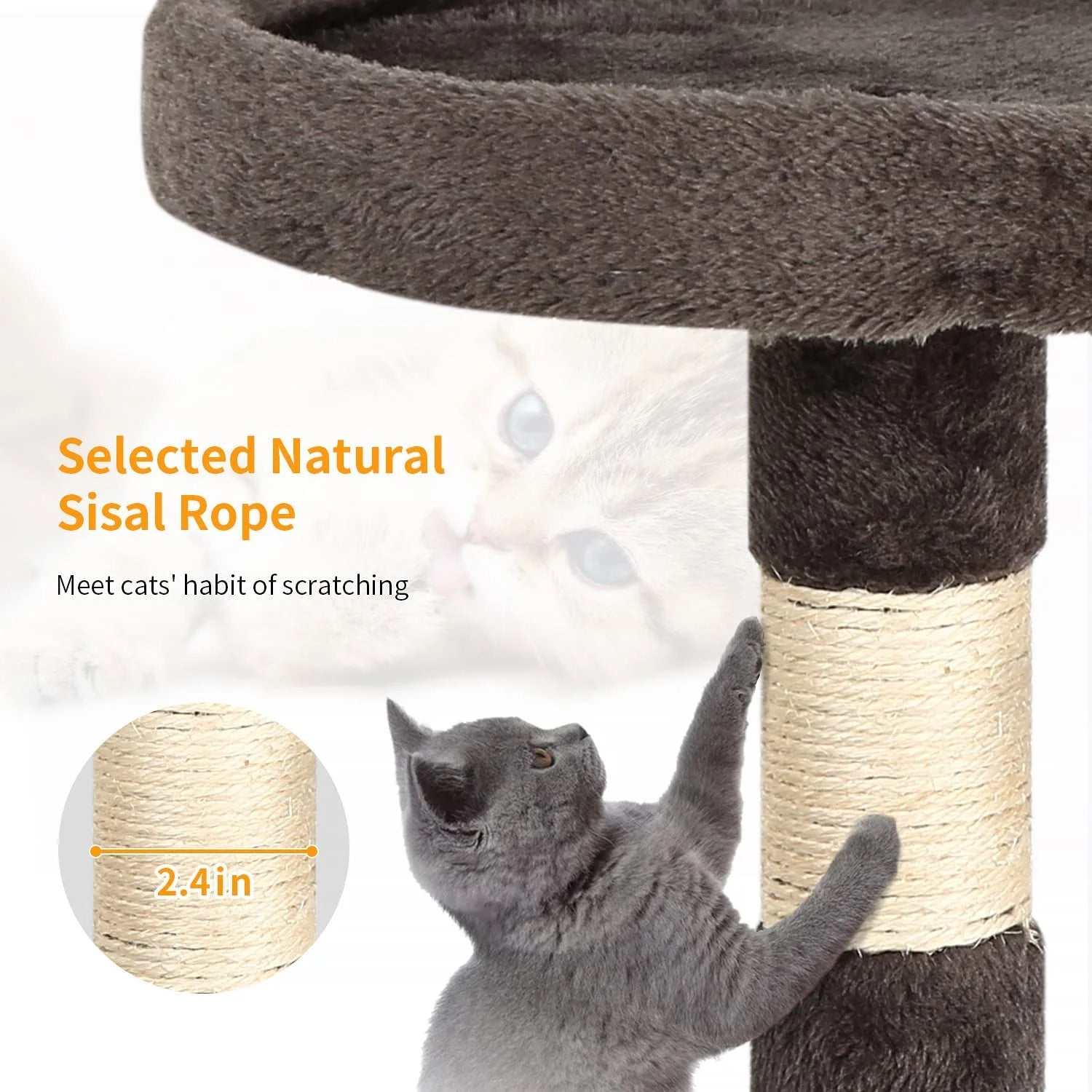 Multi-Level Cat Tree: Ultimate Cat Playground, Comfort, Relax and Rest