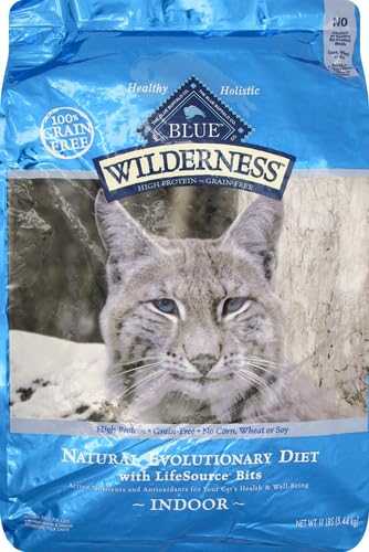 Blue Buffalo Wilderness Nature's Evolutionary Diet High-Protein, Grain-Free Natural Dry Food for Adult Cats, Chicken, 11-lb. Bag Blue Buffalo