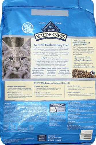 Blue Buffalo Wilderness Nature's Evolutionary Diet High-Protein, Grain-Free Natural Dry Food for Adult Cats, Chicken, 11-lb. Bag Blue Buffalo