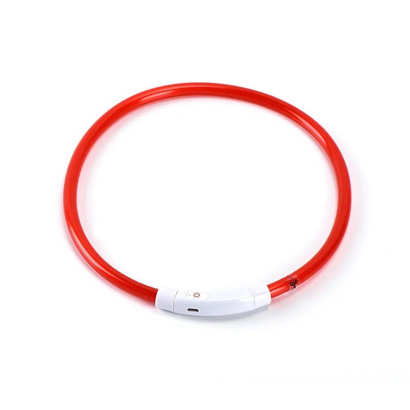 Dog Light Collar Detachable Glowing Anti-Lost Collar LED for Pet Dogs