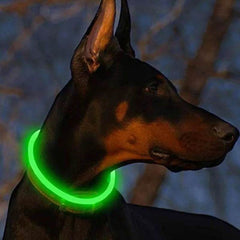 Dog Light Collar Detachable Glowing Anti-Lost Collar LED for Pet Dogs