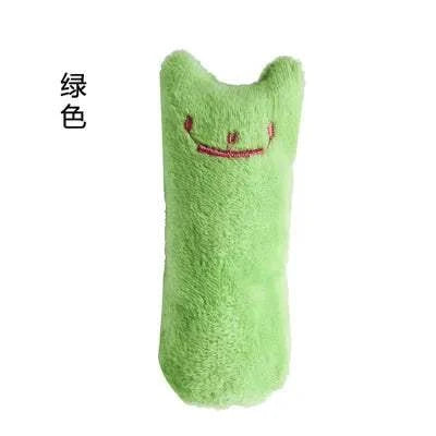 Teeth Grinding Catnip Toys Funny Interactive Plush Cat Toy Pet Kitten Chewing Vocal Toy Claws Thumb Bite Cat Mint for Cats