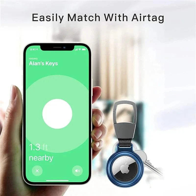 Apple Airtag Keychain Holder Secure Magnetic Anti-Lost Case for Pets