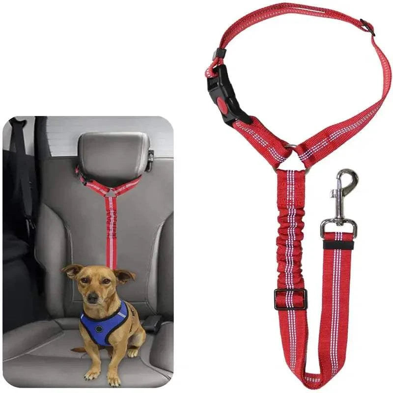 Dog Car Seat Belt | Reflective, Safe Travel Accessory for Small Dogs