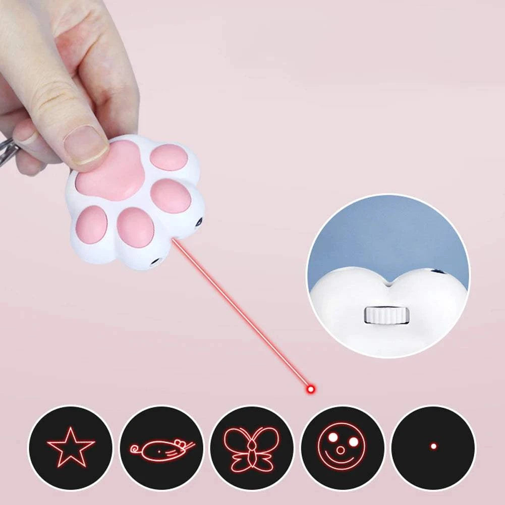 Rechargeable Cat Toy Multifunctional Interactive Cat Teaser IQ Training