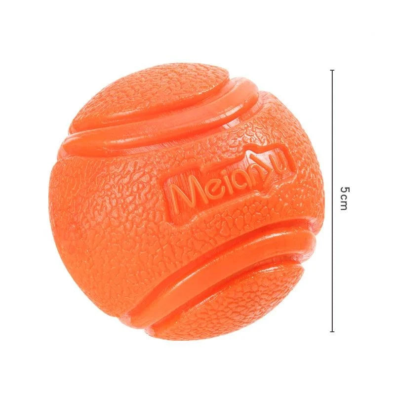 Solid Bite-Resistant Chewing Toy Ball for Pet Dog, Indestructible Ball, Rubber Training, Interactive Game, 5Cm