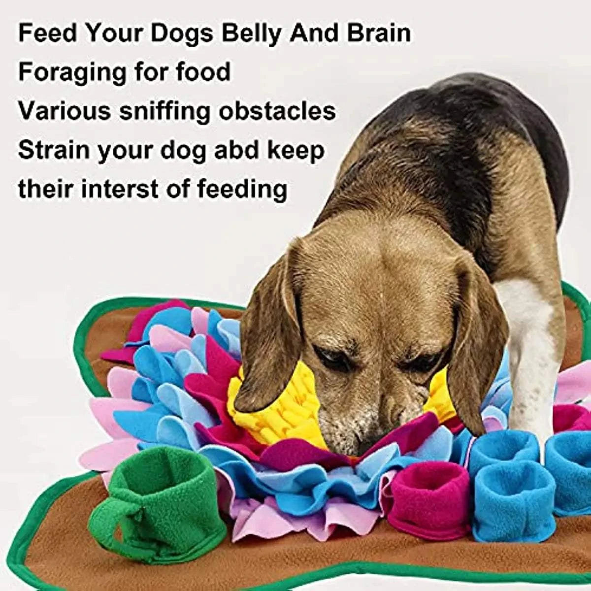 Pet Dogs Snuffle Mat Pet Leak Food anti Choking Mat Cat Dog Training Blanket Nose Work Toy Pet Slowing Feeding Intelligence Mat