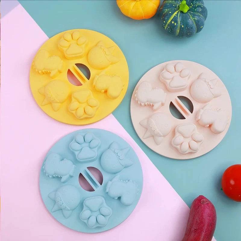 Silicone Baby Food Supplement Mold | Perfect for Rice Cakes & Biscuits