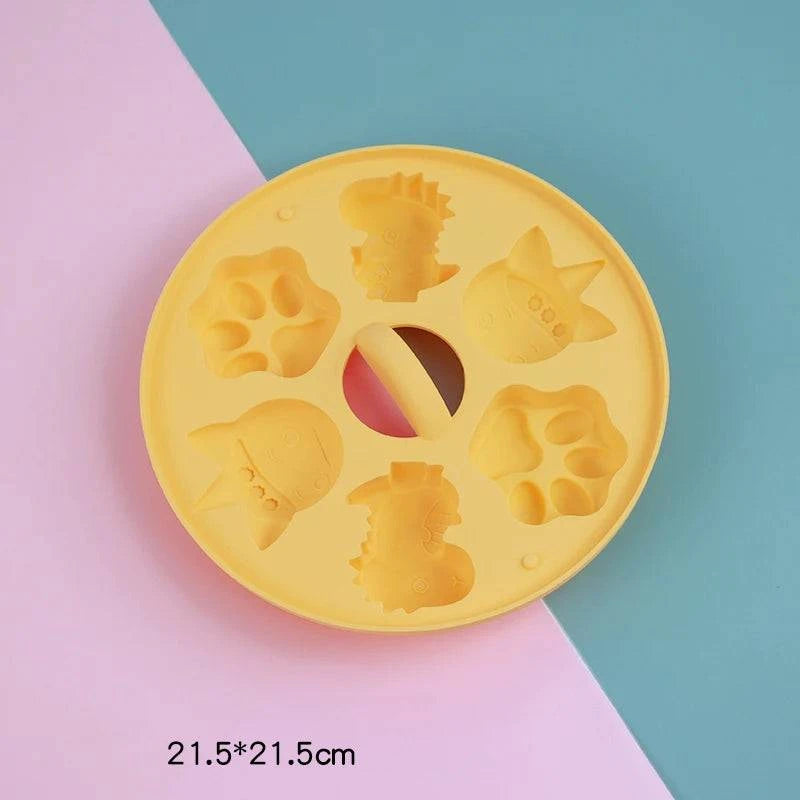 Silicone Baby Food Supplement Mold | Perfect for Rice Cakes & Biscuits