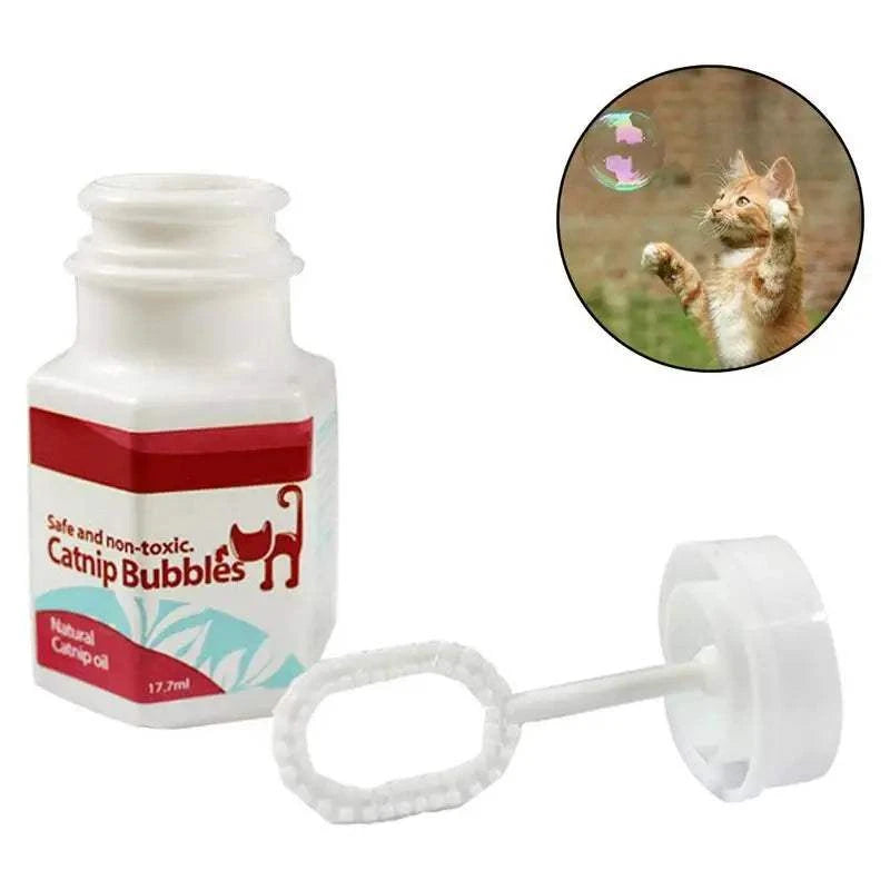 New Catnip Bubbles Cat Catnip Essential Oil Spray Interactive Toys Harmless Funny Bubbles Pet Toys 177ML Dropshipping Classical