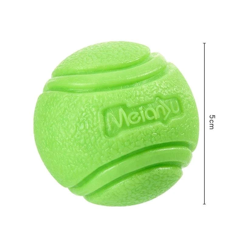 Solid Bite-Resistant Chewing Toy Ball for Pet Dog, Indestructible Ball, Rubber Training, Interactive Game, 5Cm