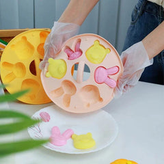 Silicone Baby Food Supplement Mold | Perfect for Rice Cakes & Biscuits