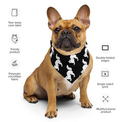 "Paws & Prints All-Over Bandana" MBF Goods