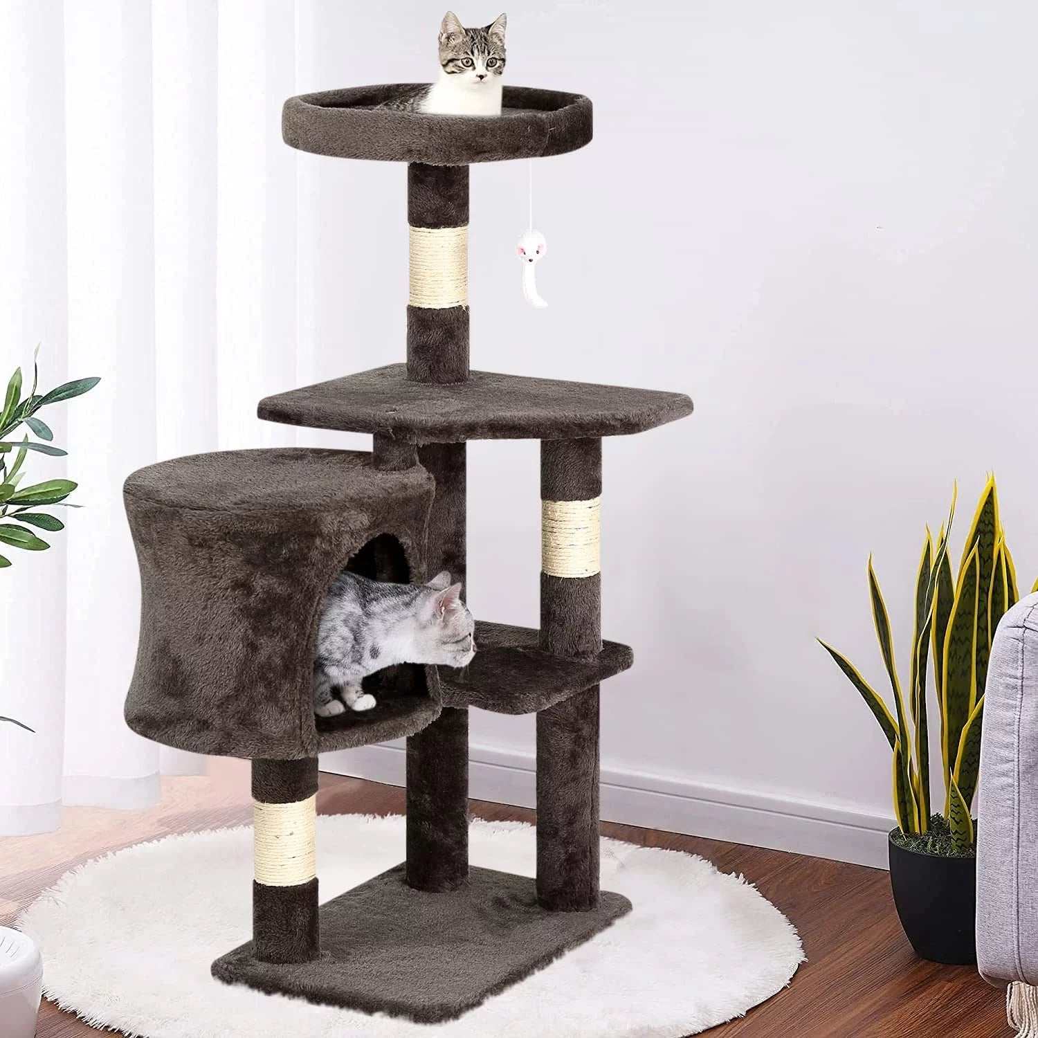 Multi-Level Cat Tree: Ultimate Cat Playground, Comfort, Relax and Rest