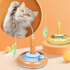 2 In 1 Self-Pay Turntable  For Cats