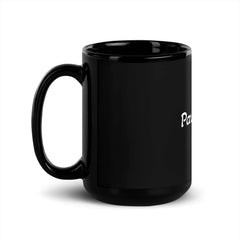 "Paws & Sip" Black Glossy Mug MBF Goods