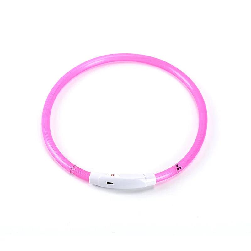 Dog Light Collar Detachable Glowing Anti-Lost Collar LED for Pet Dogs