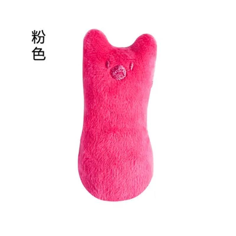 Teeth Grinding Catnip Toys Funny Interactive Plush Cat Toy Pet Kitten Chewing Vocal Toy Claws Thumb Bite Cat Mint for Cats