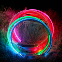 Dog Light Collar Detachable Glowing Anti-Lost Collar LED for Pet Dogs