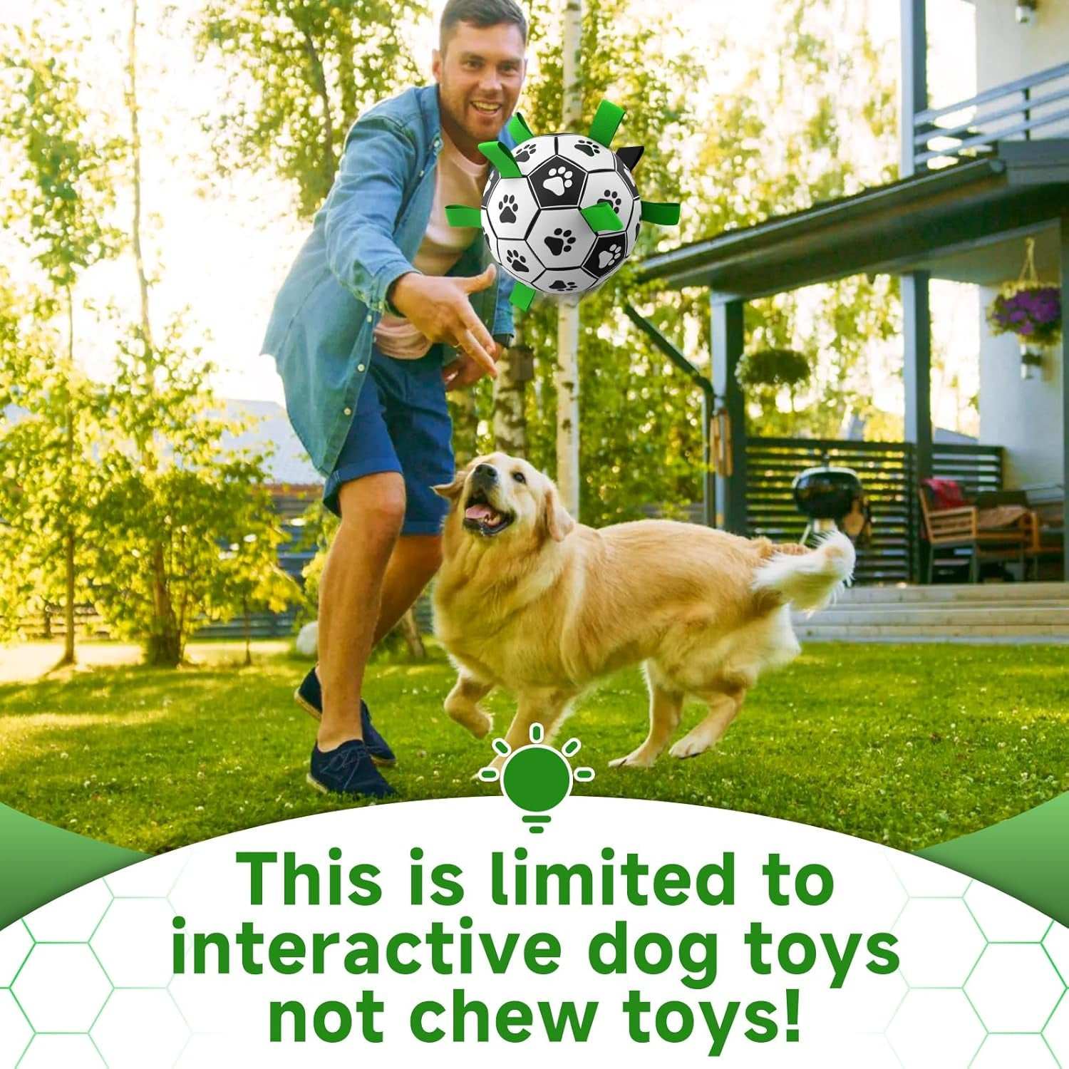 Dog Toys Soccer Ball with Straps, Interactive Dog Toys for Tug of War, Puppy Birthday Gifts, Dog Tug Toy, Dog Water Toy, Durable Dog Balls World Cup for Small & Medium Dogs（6 Inch）