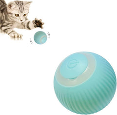 Pet'S Cat Toy Ball,Wloom Cat Toy,Magic Rolling and Sound Ball for Indoor Playing Stimulate Hunting Instinct for Your Kitty. (Green)