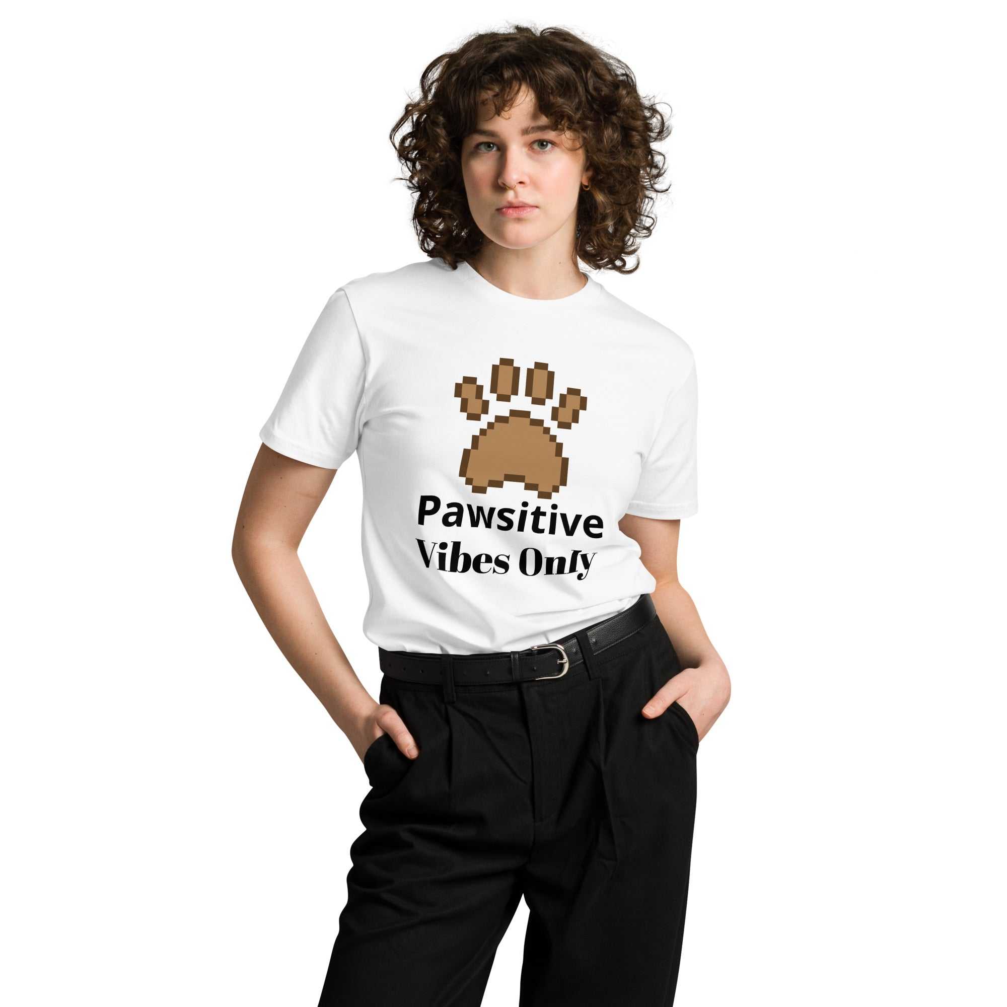 "Pawsitive Vibes Only" premium t-shirt MBF Goods